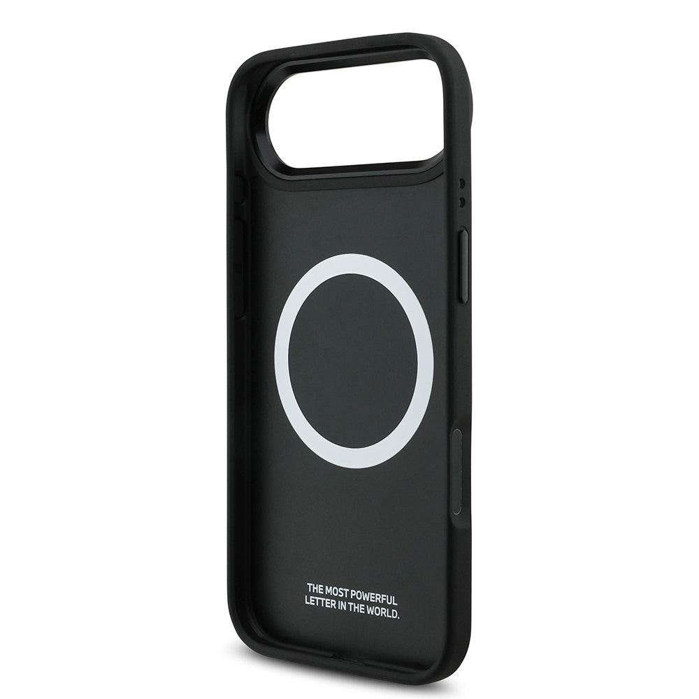 BMW iPhone 17 Air Orjinal Lisanslı M-safe Şarj Özellikli M Logolu Üç Şeritli Delikli Deri Kılıf BMW iPhone 17 Air Orjinal Lisanslı M-safe Şarj Özellikli M Logolu Üç Şeritli Delikli Deri Kılıf